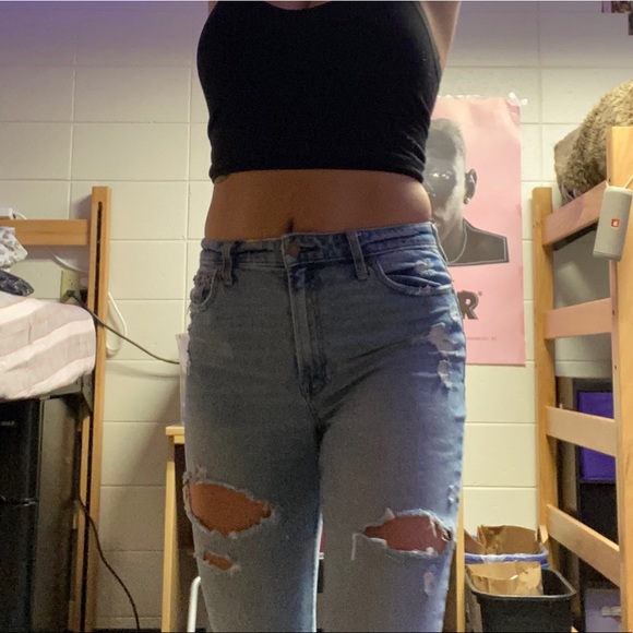Abercrombie Simone High Rise Slim Jeans - Picture 2 of 10